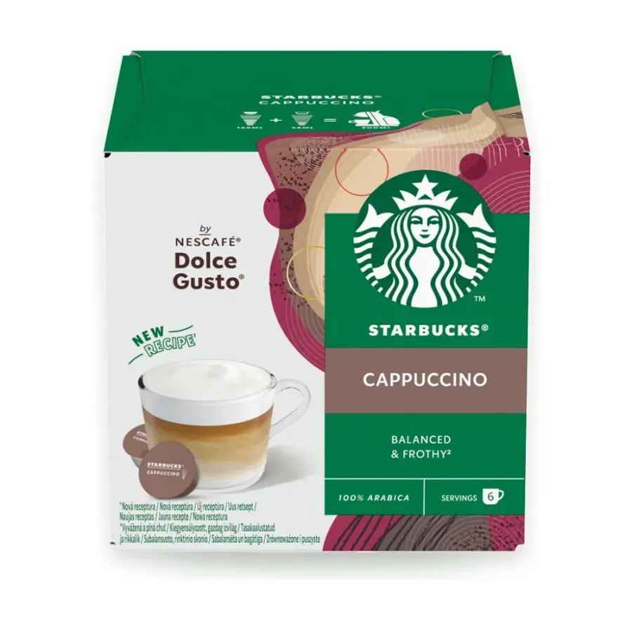 Nescafé Dolce Gusto Cappuccino kávové kapsle 12 ks