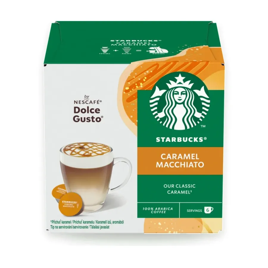 Nescafé Dolce Gusto Caramel Macchiato kávové kapsle 12 ks