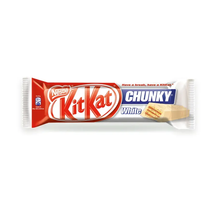 Chunky bílý čokoládová tyčinka 40 g