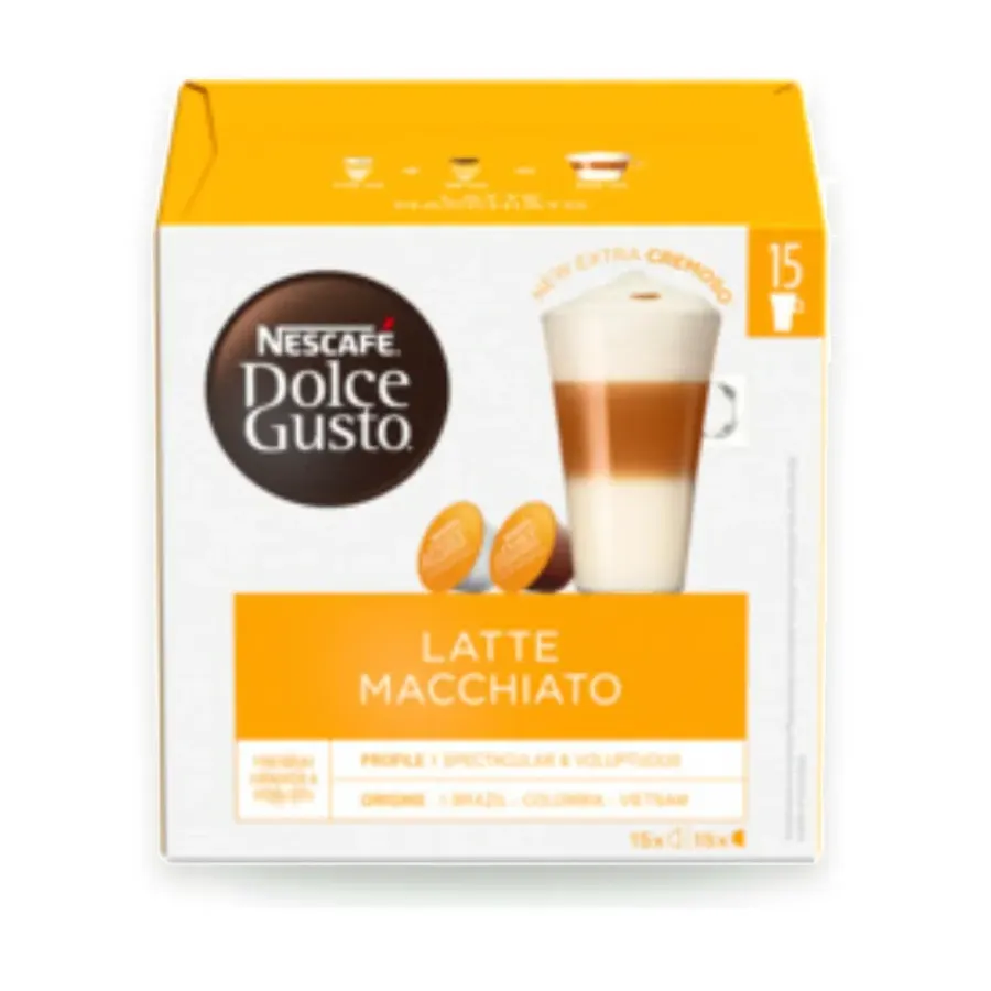 Latte Macchiato kávové kapsle 15 + 15 ks