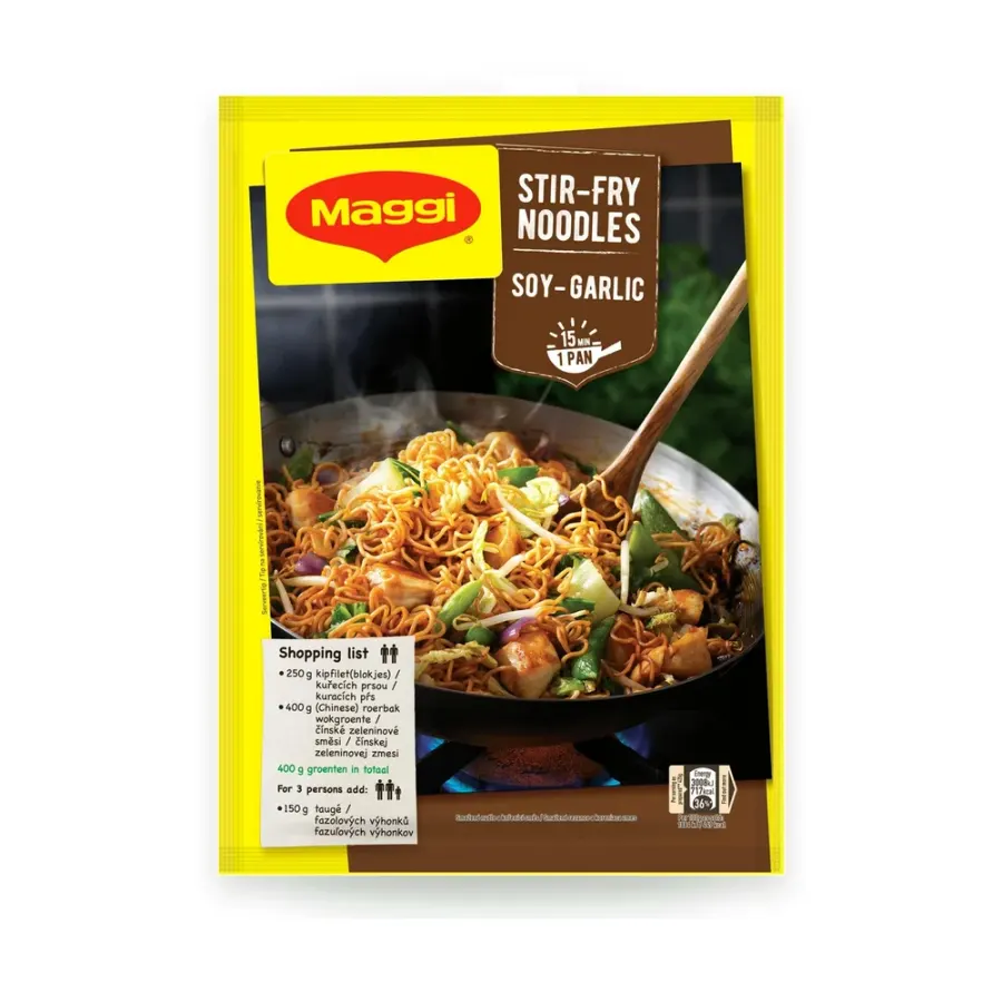 Nudle sója česnek 185 g
