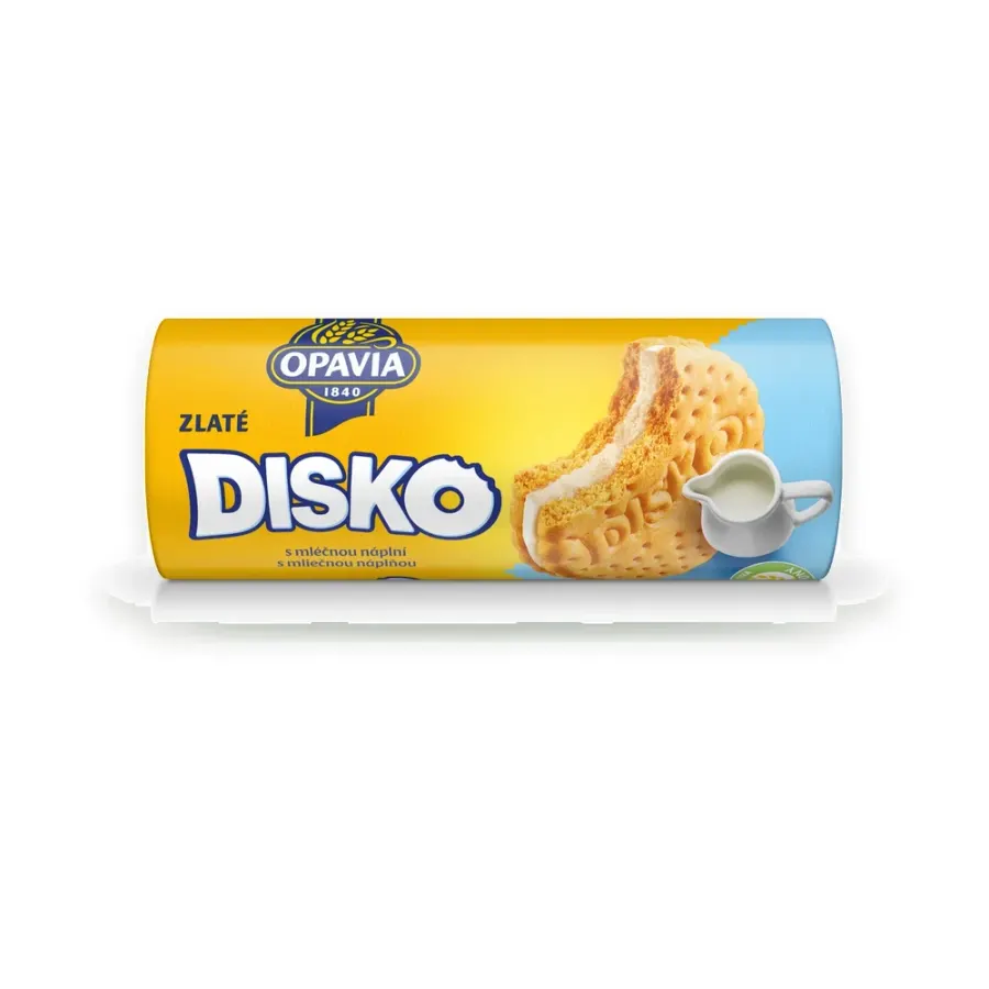 Zlaté Disko sušenky s mléčnou náplní 169 g