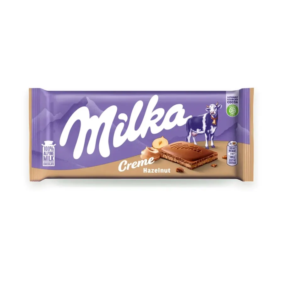 Hazelnut čokoláda s krémovou náplní 85 g