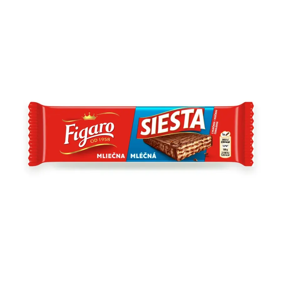 Siesta mléčná 35 x 45 g