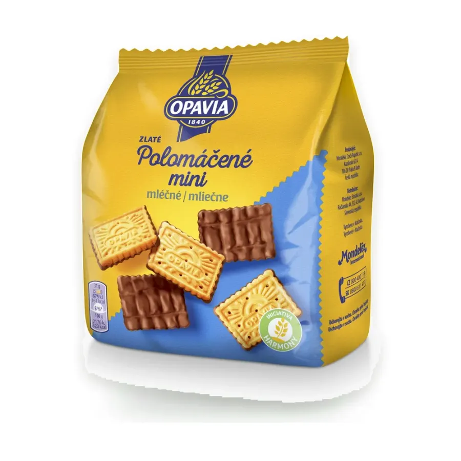 Zlaté polomáčené sušenky mini mléčné 145 g