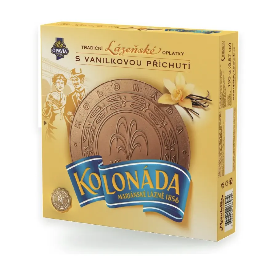 Kolonáda tradiční lázeňské oplatky vanilkové 195 g
