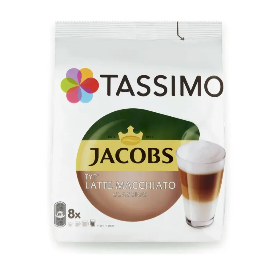Latte Macchiato kávové kapsle (8 x 7 g + 8 x 26 g)