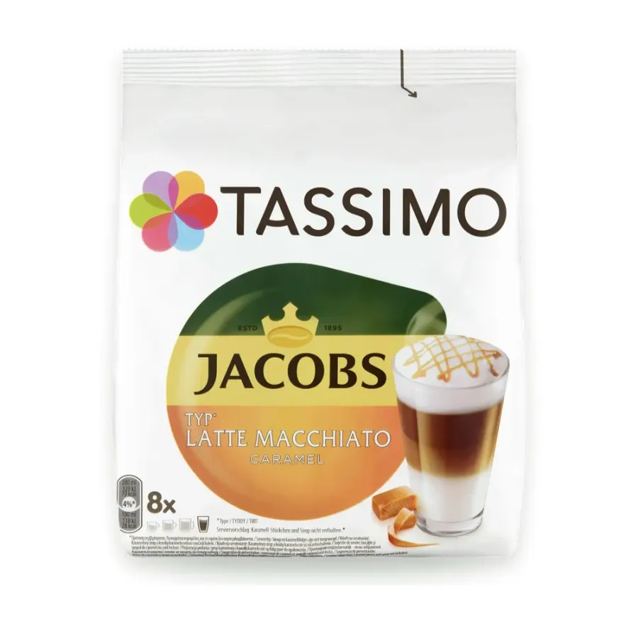 Latte Macchiato Caramel kávové kapsle (8 x 7 g + 26,5 g)