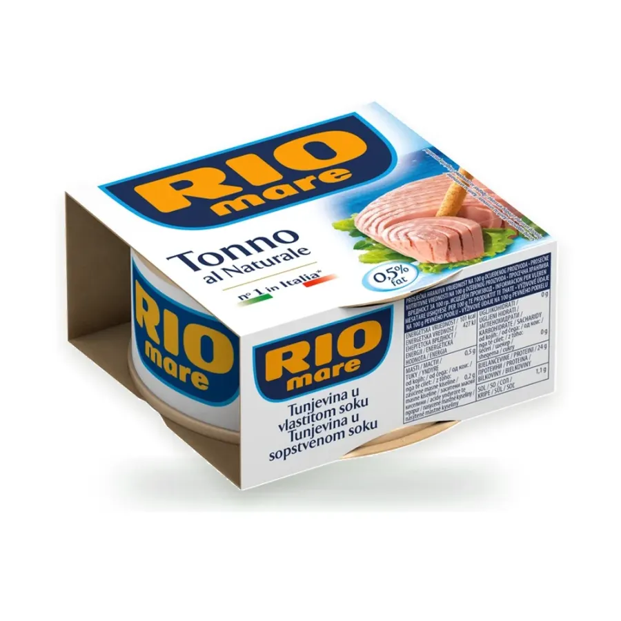Tuňák ve vlastní šťávě 160 g