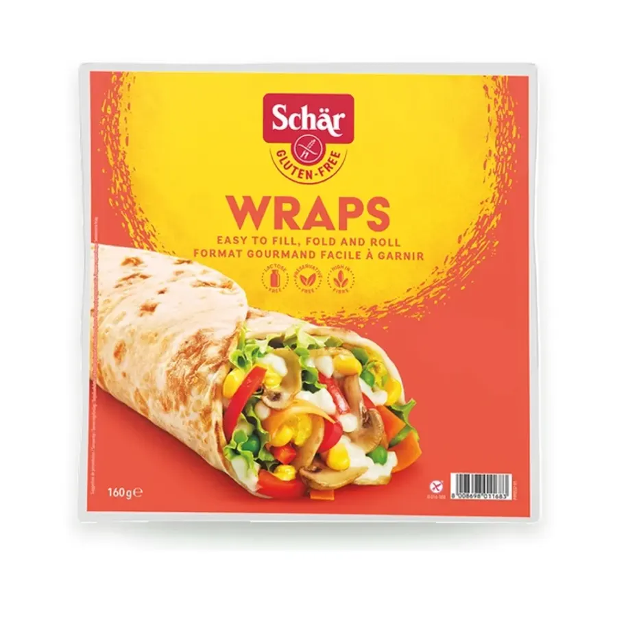 Bezlepkové wrapy 160 g