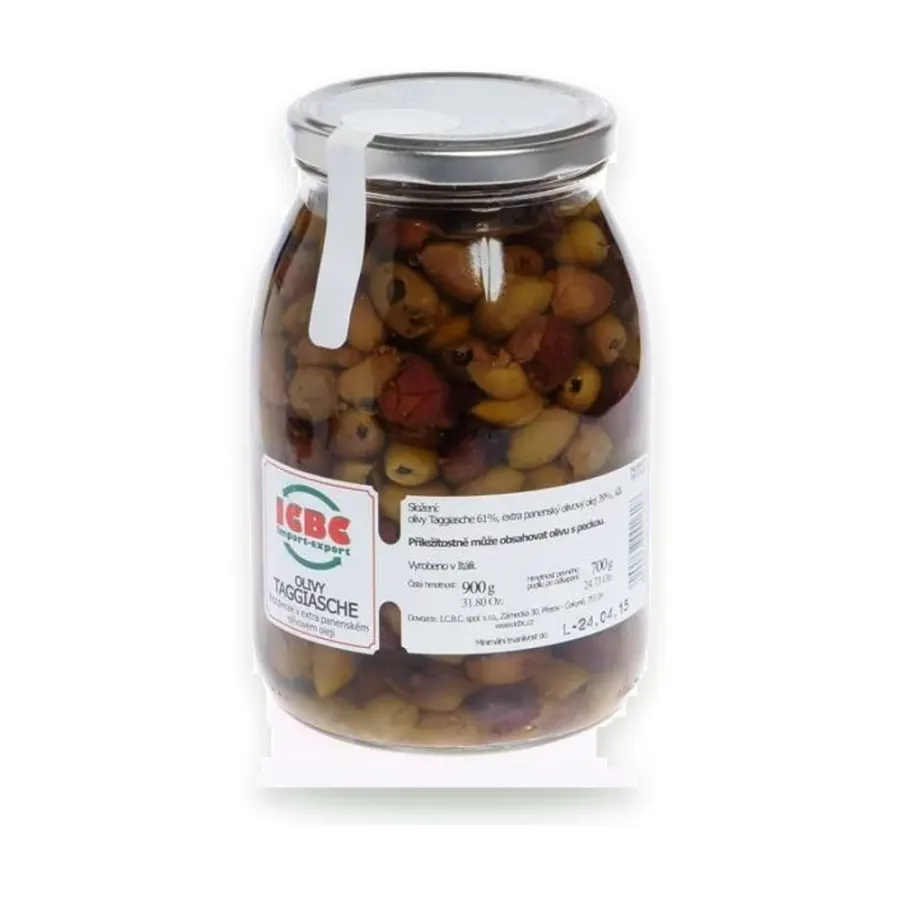 Olivy černé Taggiasche 900 g