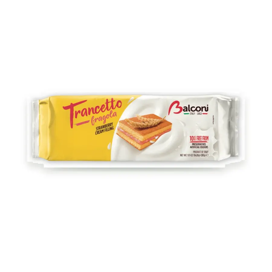 Trancetto moučník jahodový 10 x 28 g