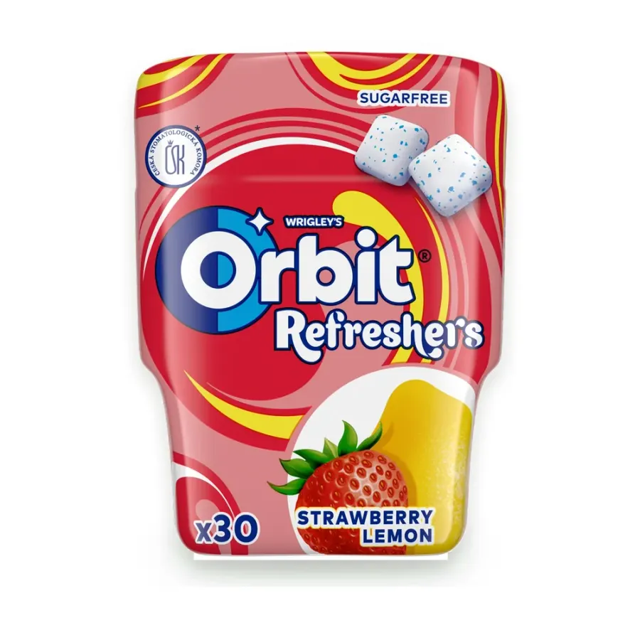 Refreshers jahoda citrón žvýkačky 67 g