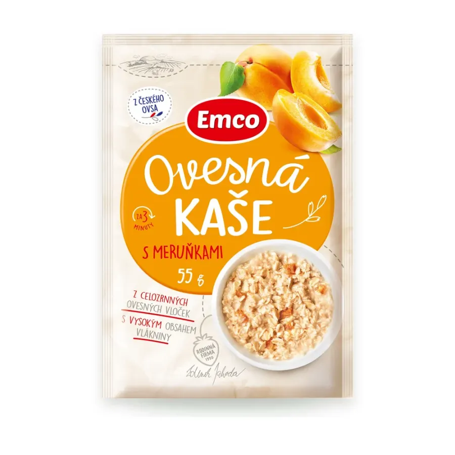 Ovesná kaše meruňka 55 g