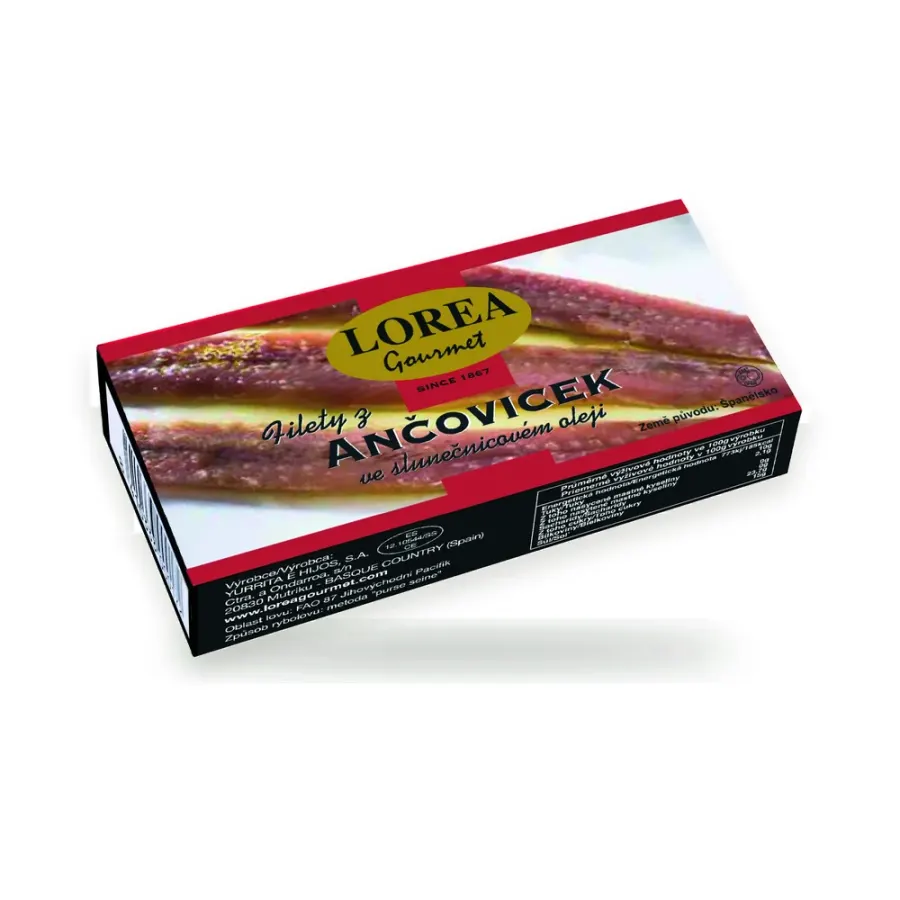 Ančovičky v rostlinném oleji 45 g