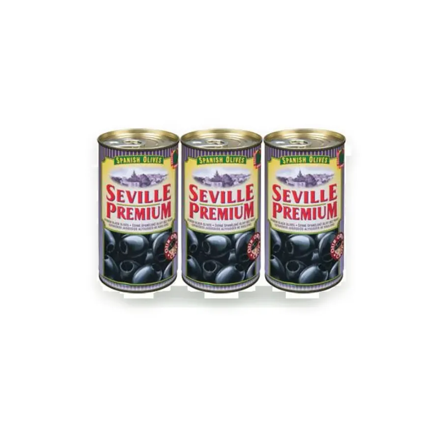 Olivy černé španělské bez pecky 350 g