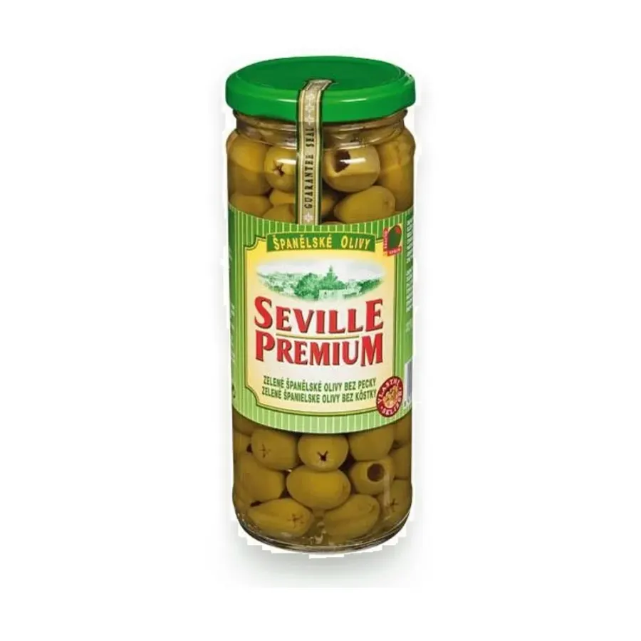 Zelené olivy bez pecky 450 g