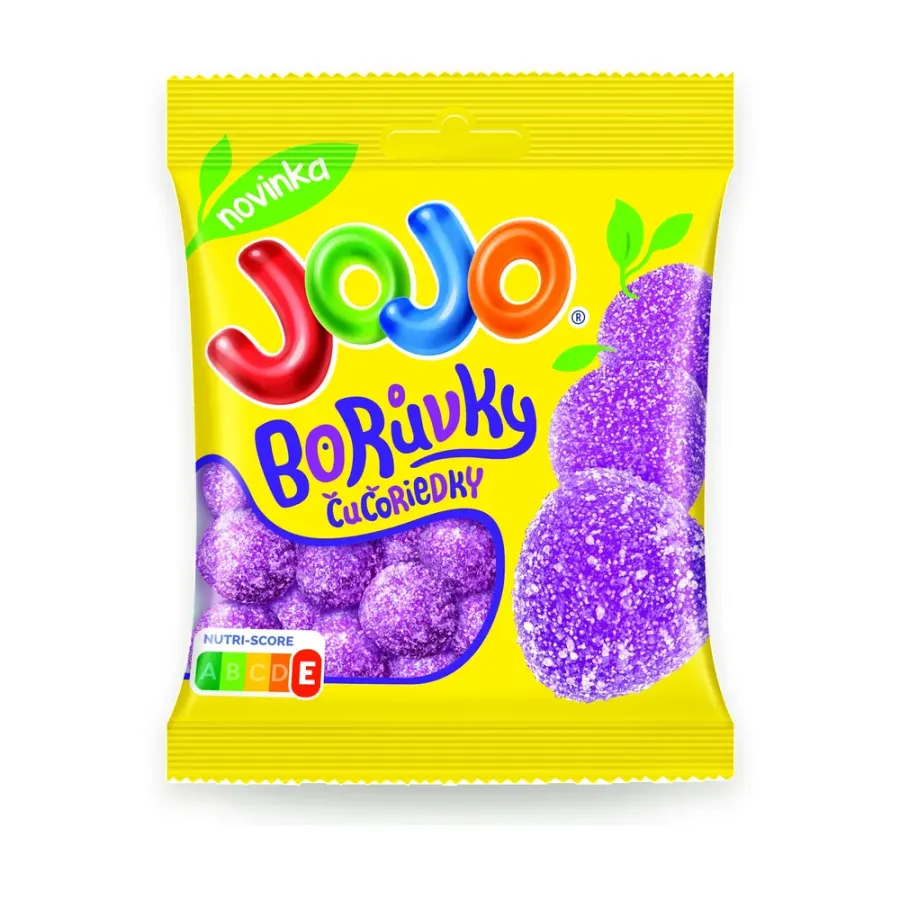 Borůvky ovocné žvýkací bonbóny 80 g