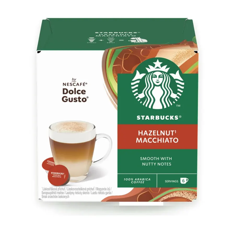 Hazelnut Macchiato kávové kapsle 6 ks