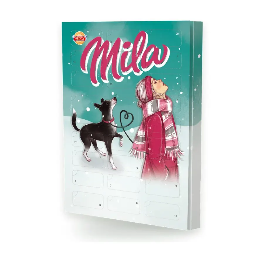 Adventní kalendář Mila 280 g