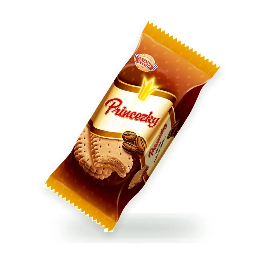 Princezky sušenky s kávovou náplní 80 g