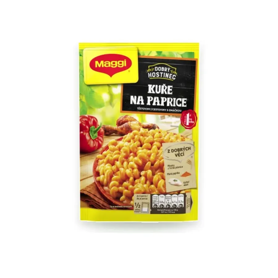 Dobrý Hostinec Kuře na paprice těstoviny s omáčkou 153 g