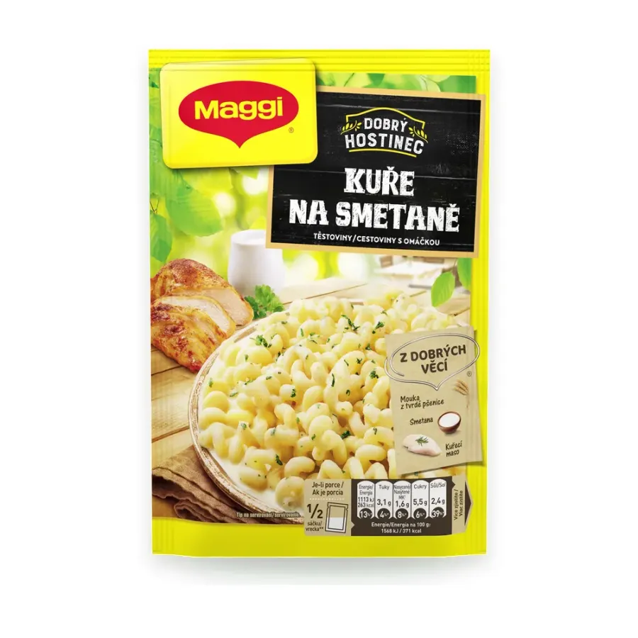 Dobrý Hostinec Kuře na smetaně těstoviny s omáčkou 142 g