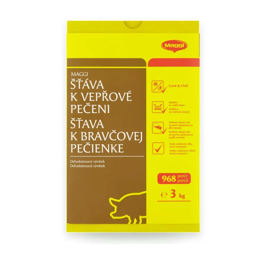 Šťáva k vepřové pečeni 3 kg