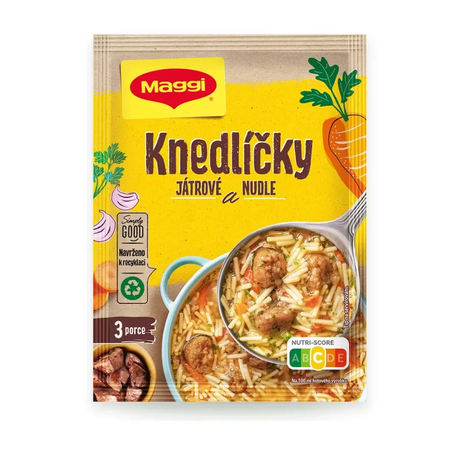 Polévka s játrovými knedlíčky 50 g