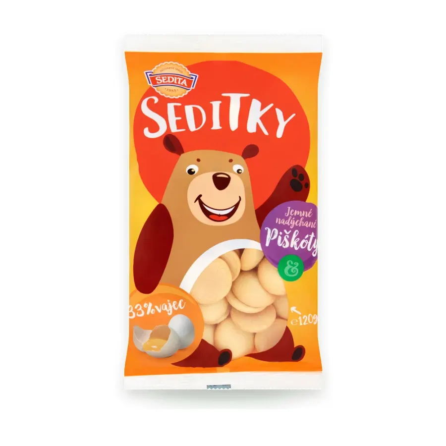 Seditky piškoty kulaté 120 g