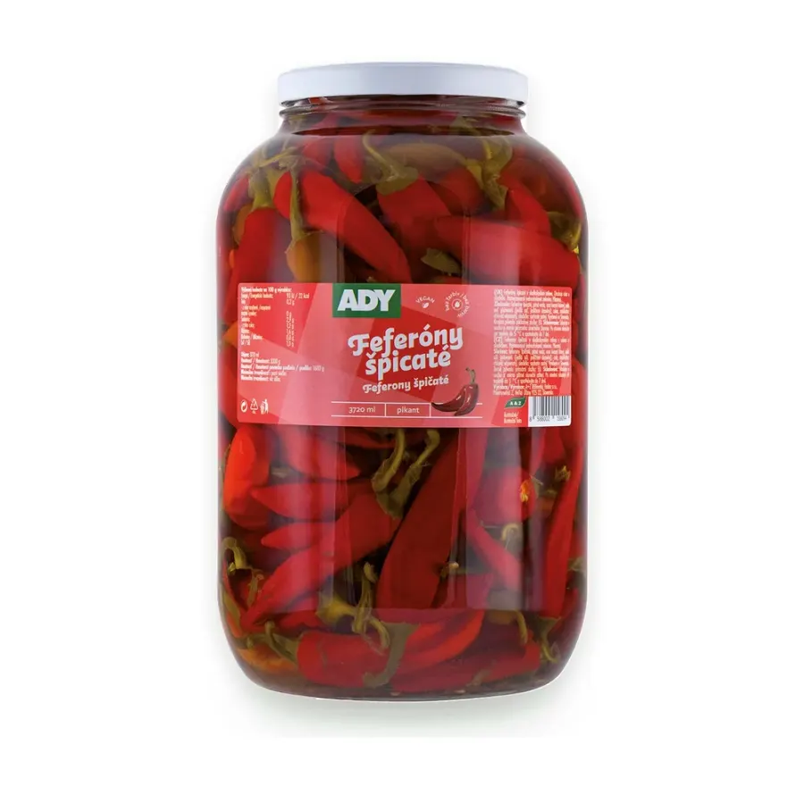 Feferony špičaté 3,3 kg