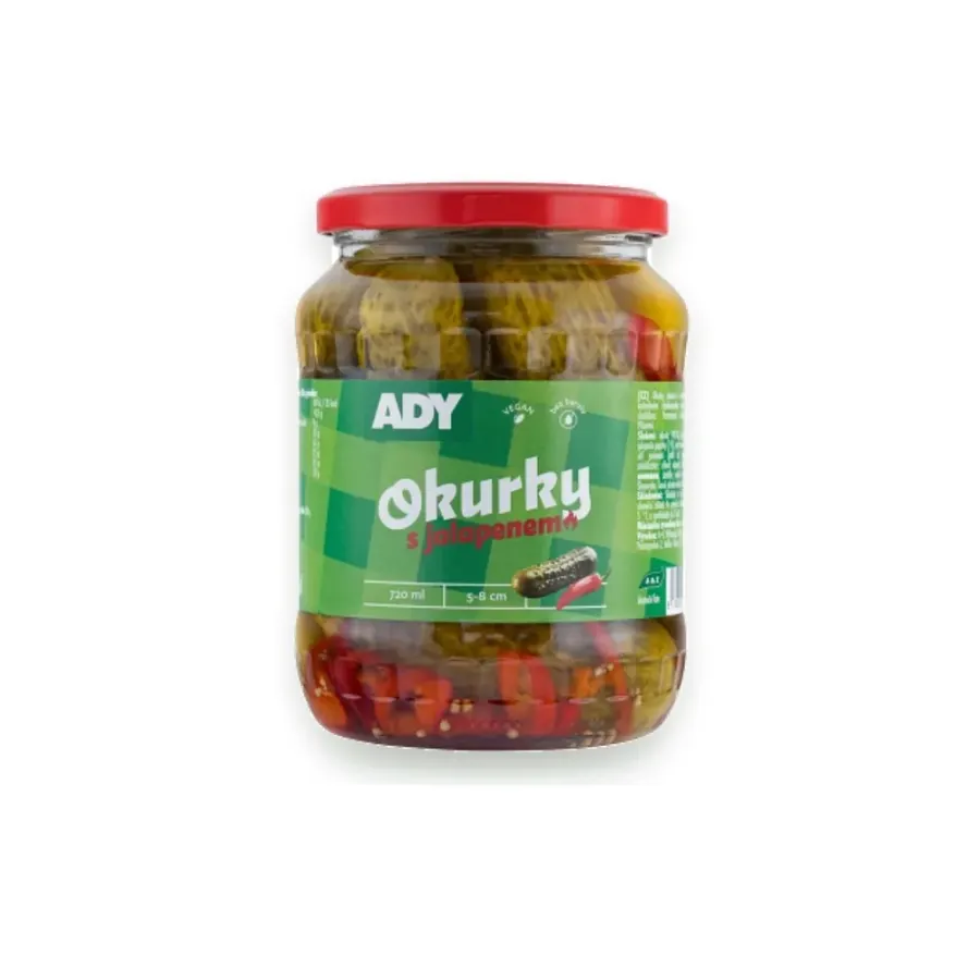 Okurky s jalapenem 4 x 660 g