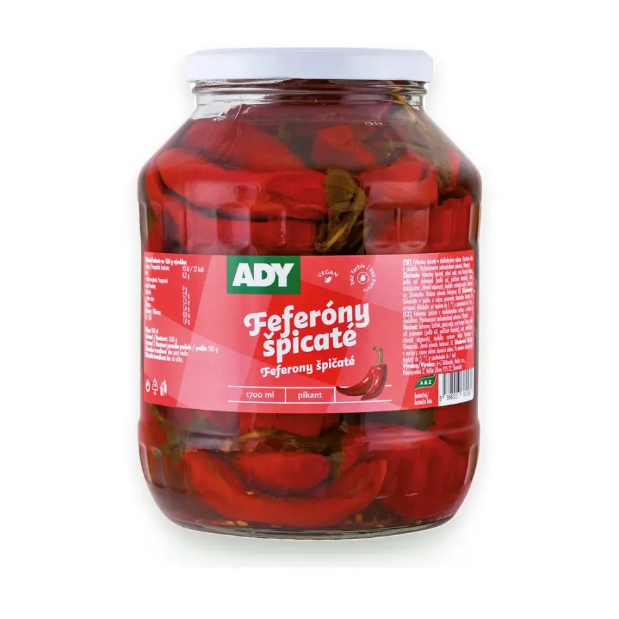 Feferony špičaté pálivé 1,3 kg