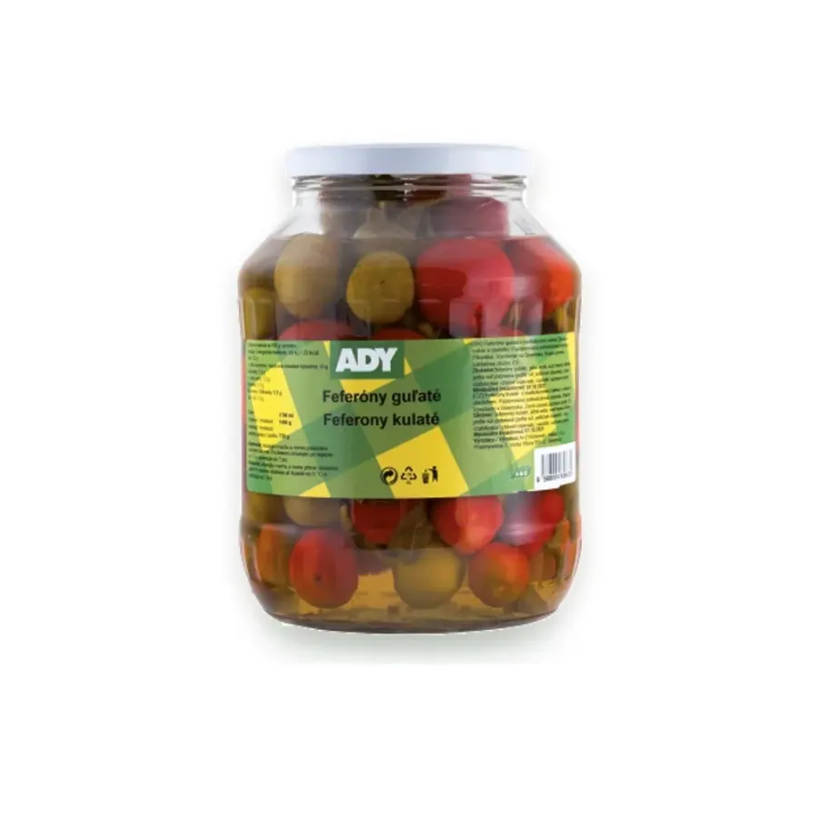 Kulaté feferony 1,4 kg