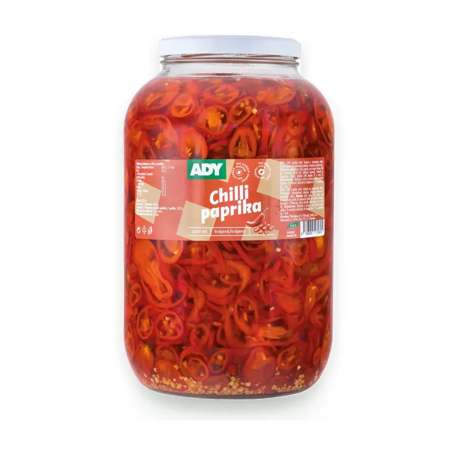 Pizza Chilli paprika krájená 3,4 kg