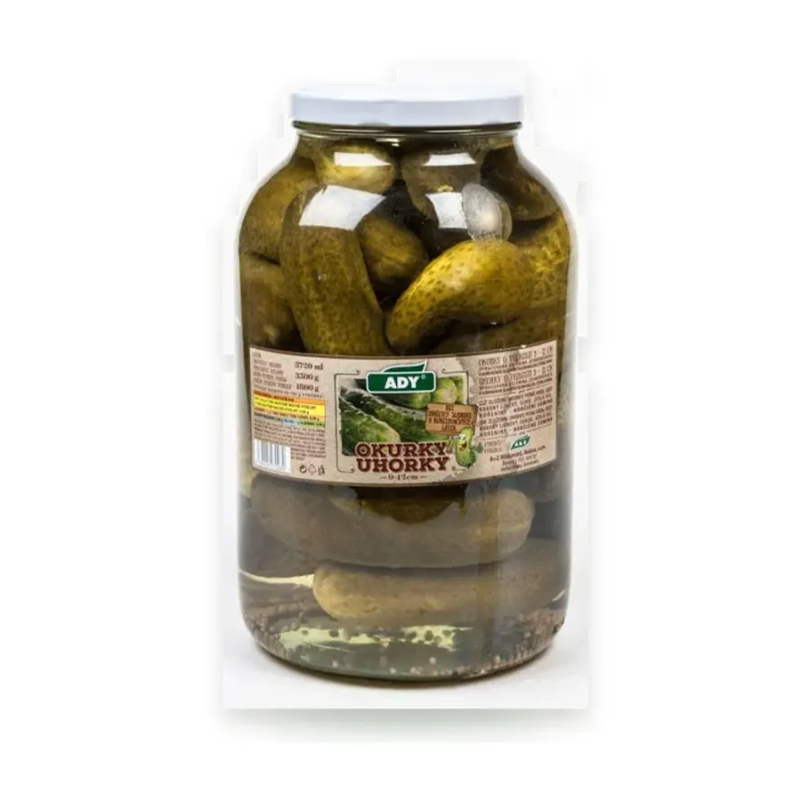 Okurky nakládané 9 - 12 cm 3,5 kg