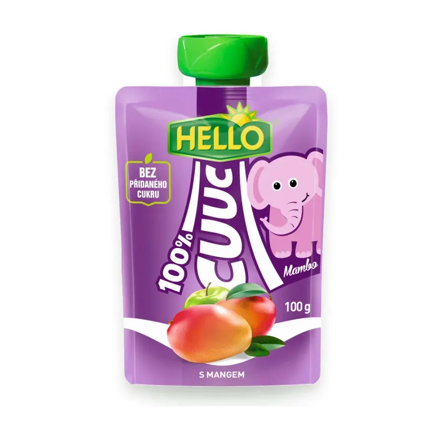 Cuuc mango 100 % ovocná kapsička 12 x 100 g