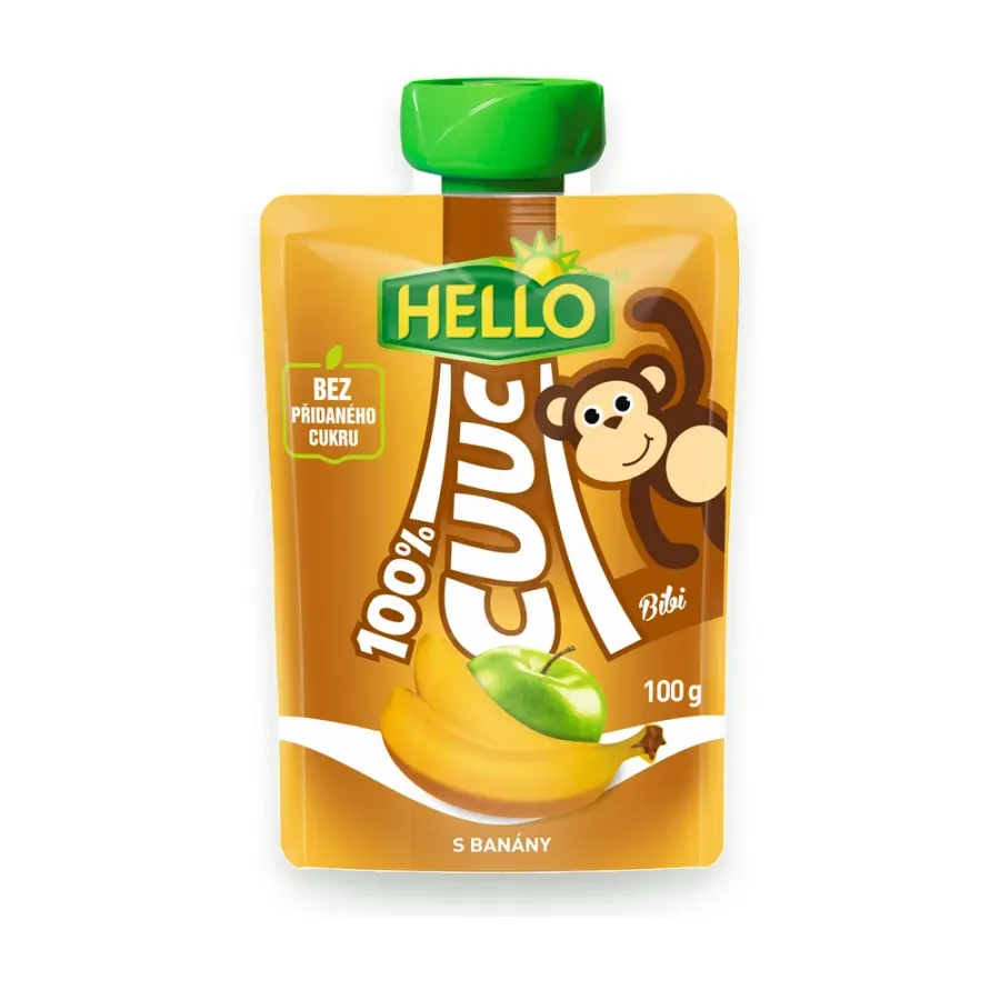 Cuuc banán 100 % příkrm 12 x 100 g