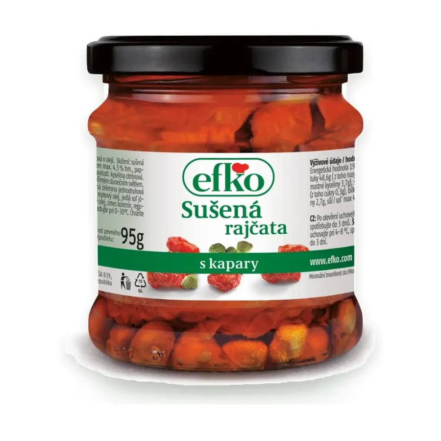 Sušená rajčata 210 ml
