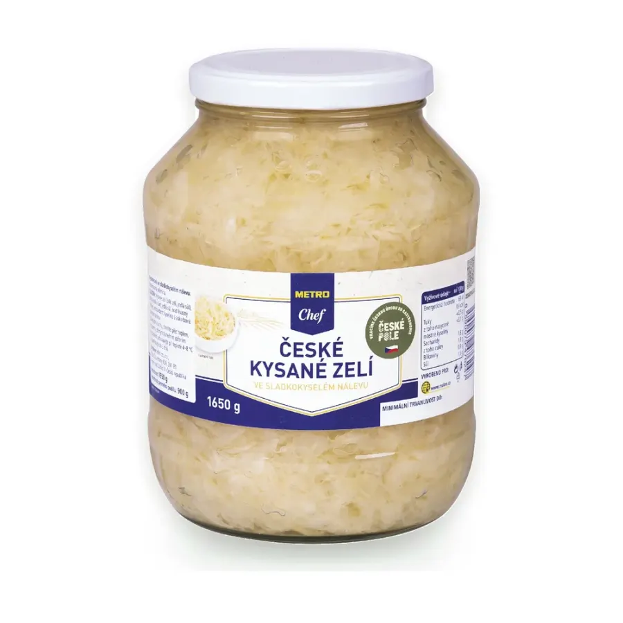 České zelí kysané 1,65 kg