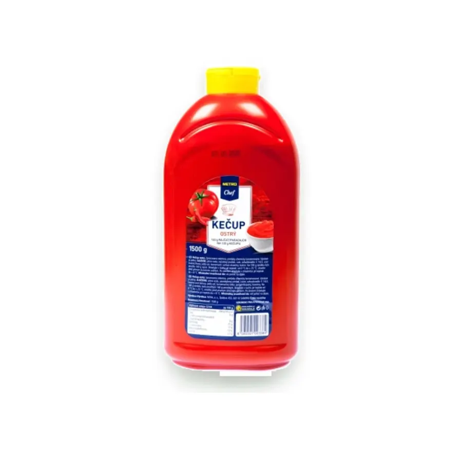 Kečup ostrý 1,5 kg