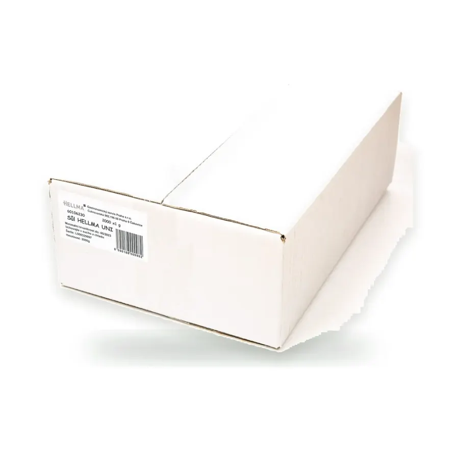 Sůl hygienicky balená 2000 x 1 g