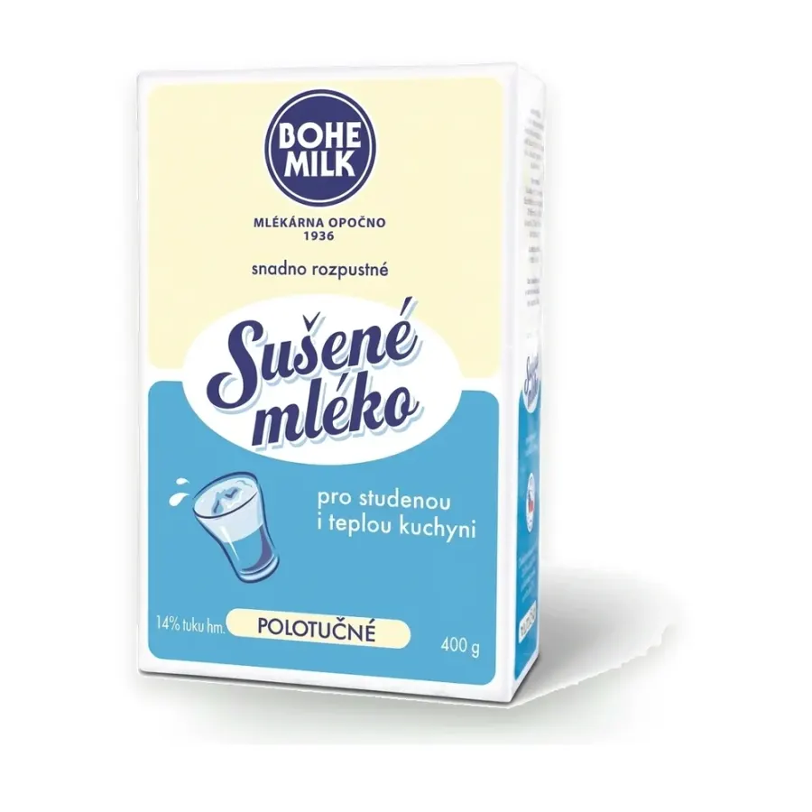 Mléko sušené polotučné 400 g