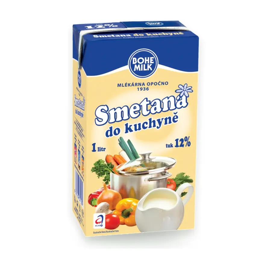 Smetana 12 % UHT 1 l