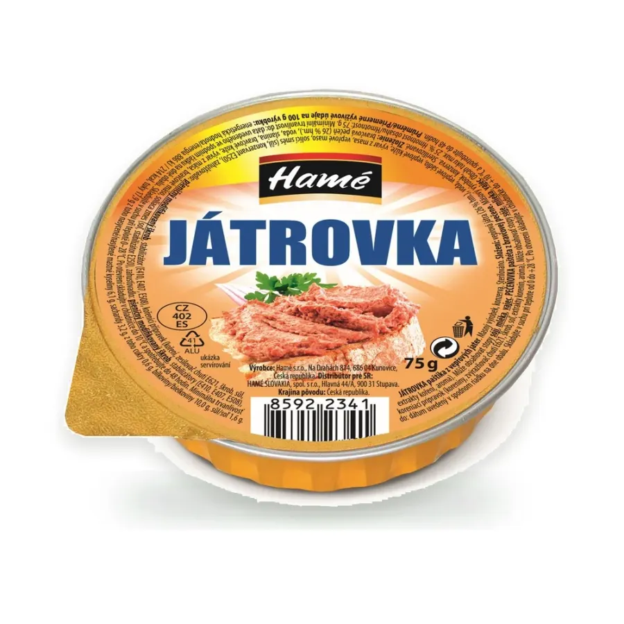Játrovka tradiční česká paštika 75 g