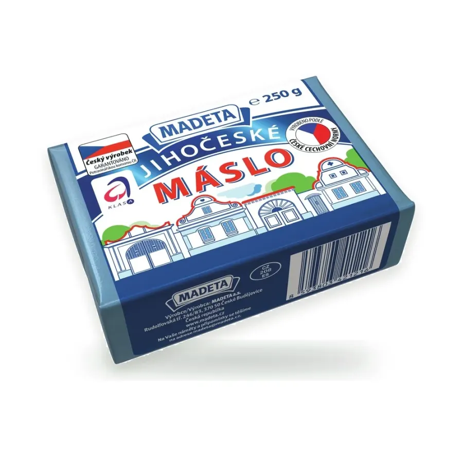 Jihočeské máslo 82 % 40 × 250 g