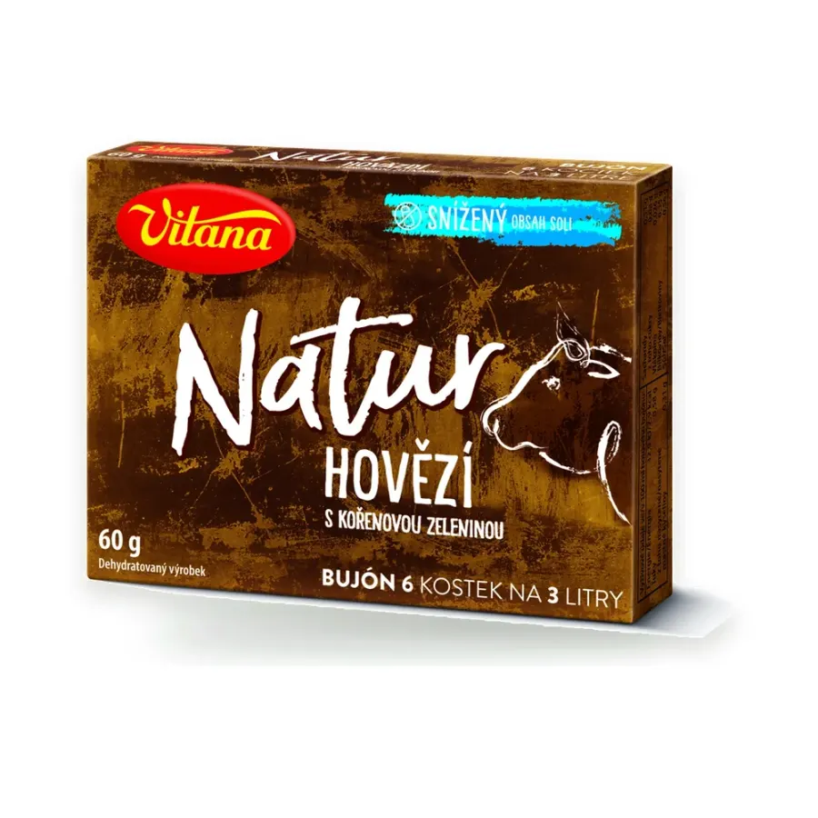 Natur bujón hovězí 6 kostek 60 g