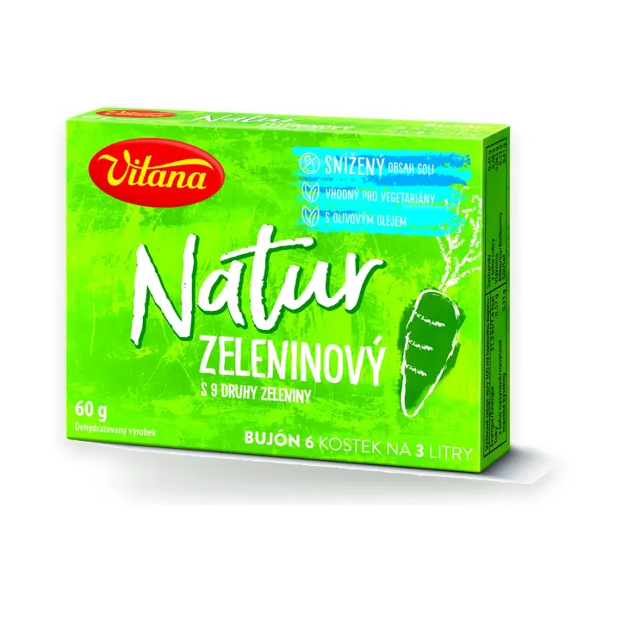 Natur Bujón zeleninový 6 kostek 60 g
