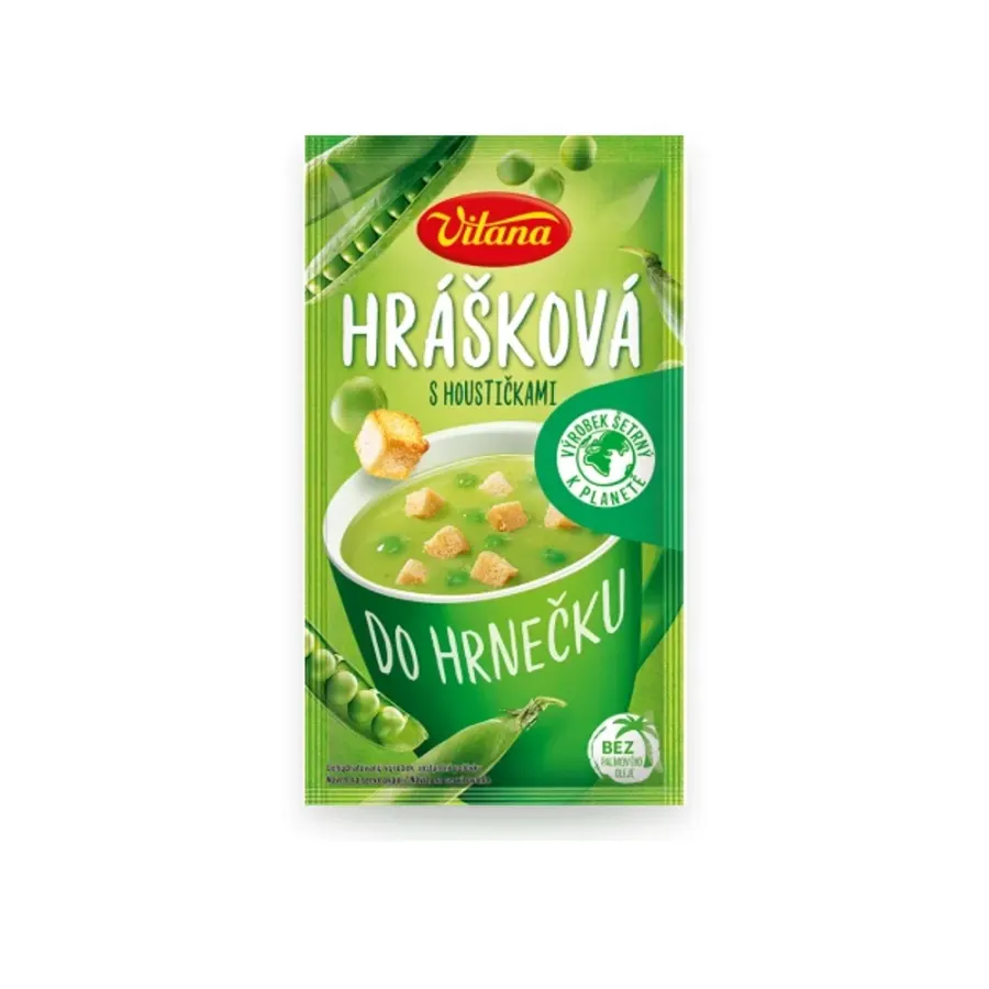 Do hrnečku hrášková polévka 27 g