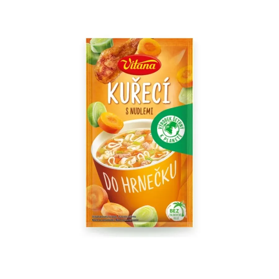 Do hrnečku kuřecí polévka 14 g